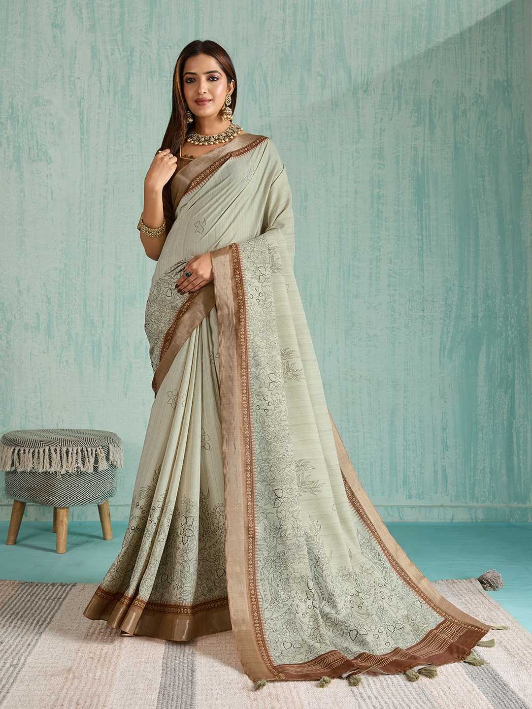 Silk Printed Saree