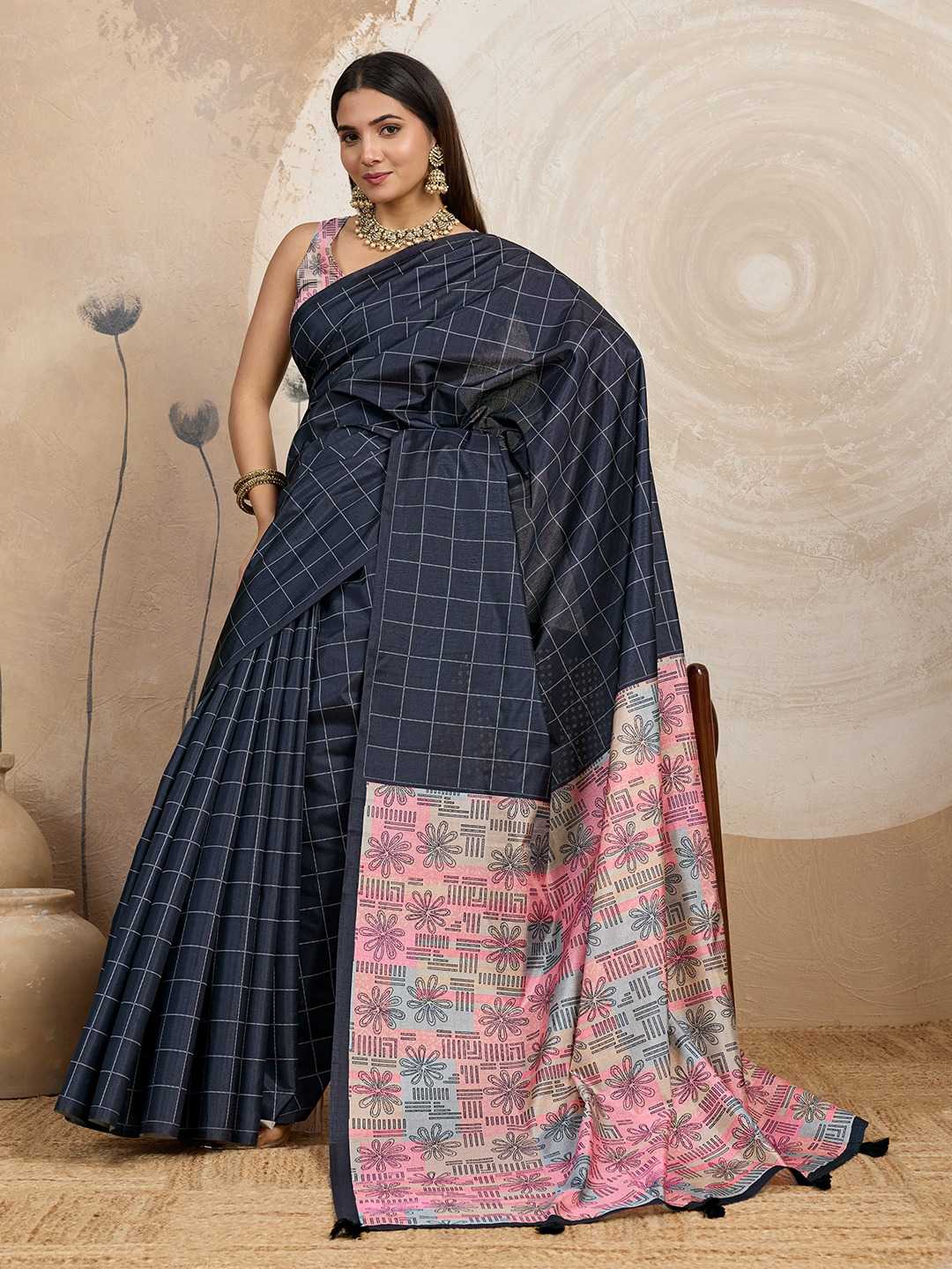 Vistara Soft Silk Printed Saree