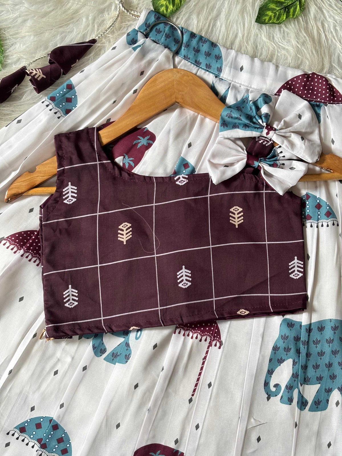 Muslin Kids Lehenga 56