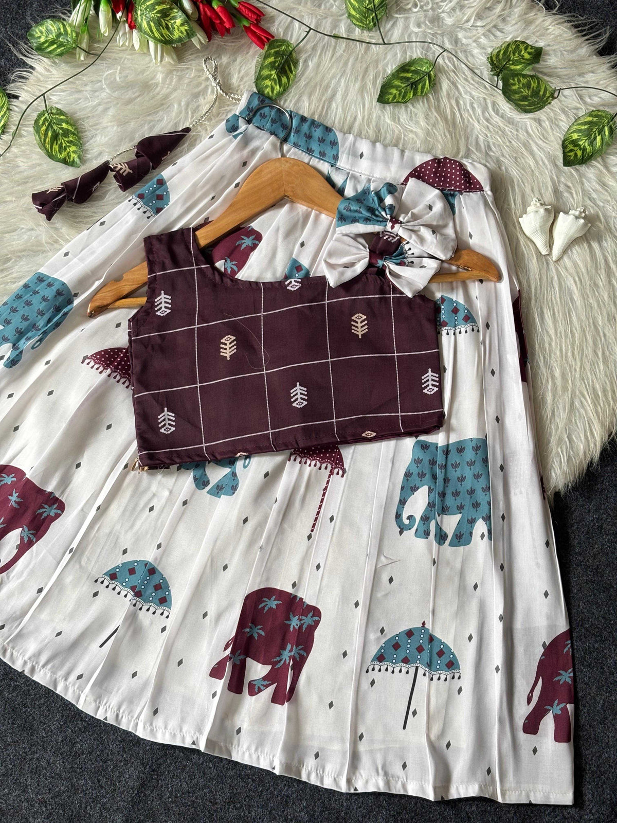 Muslin Kids Lehenga 56
