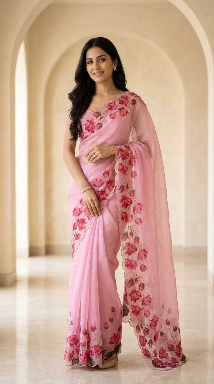 ANA Tabby Silk Printed Saree