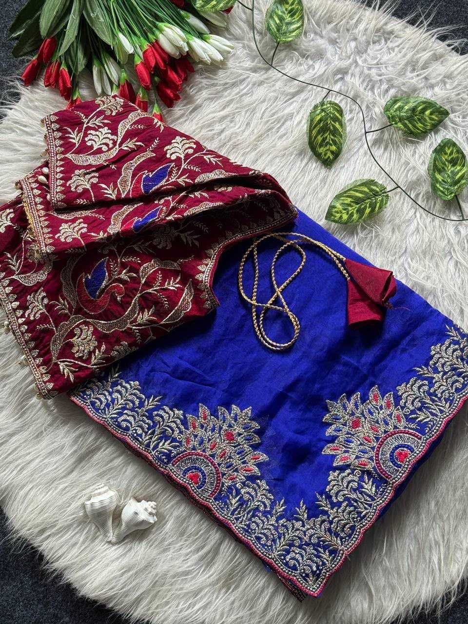 Arco Satin Designer Saree