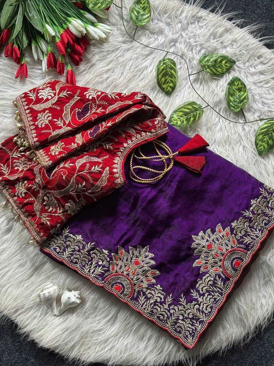Arco Satin Designer Saree