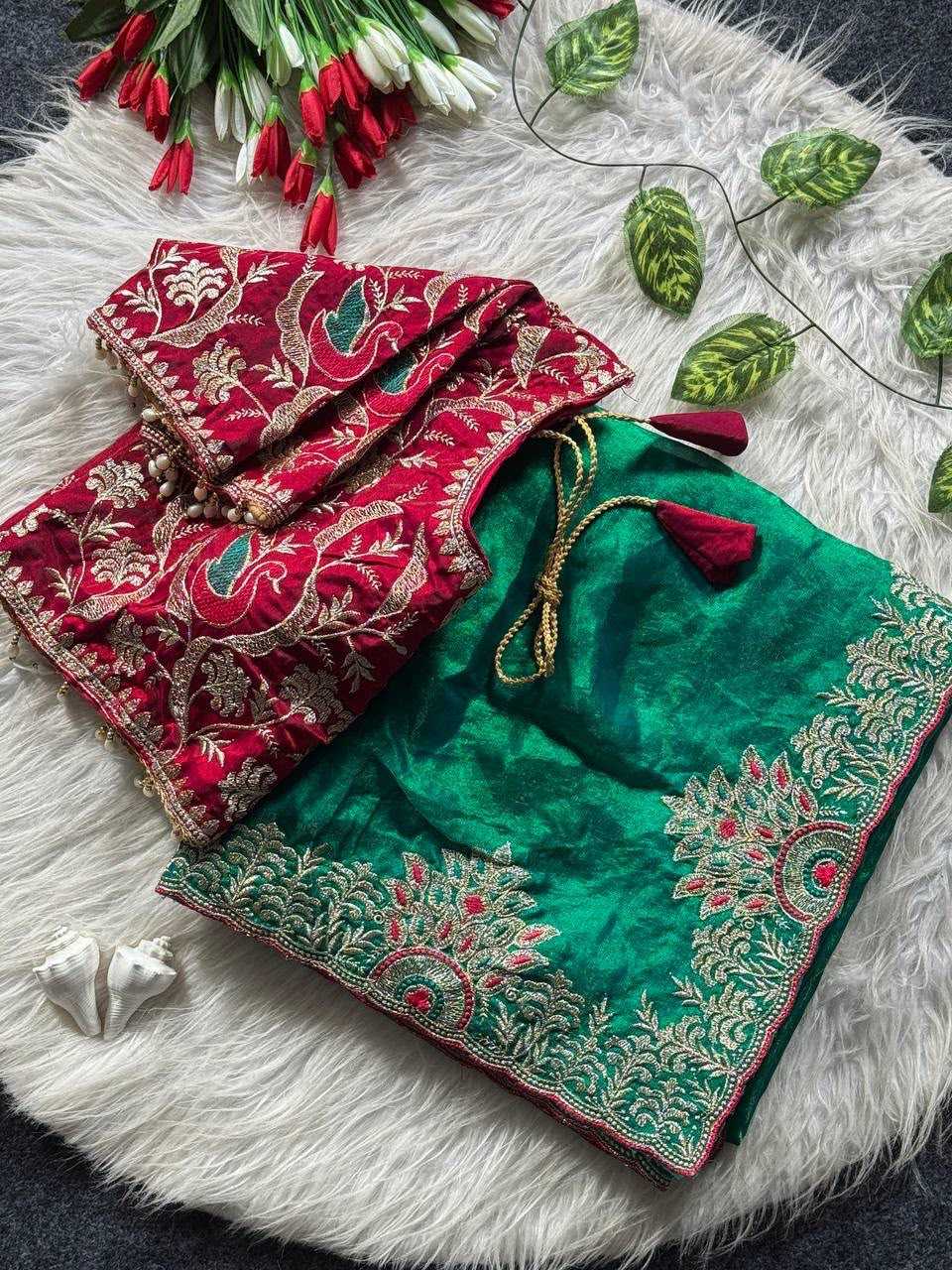 Arco Satin Designer Saree