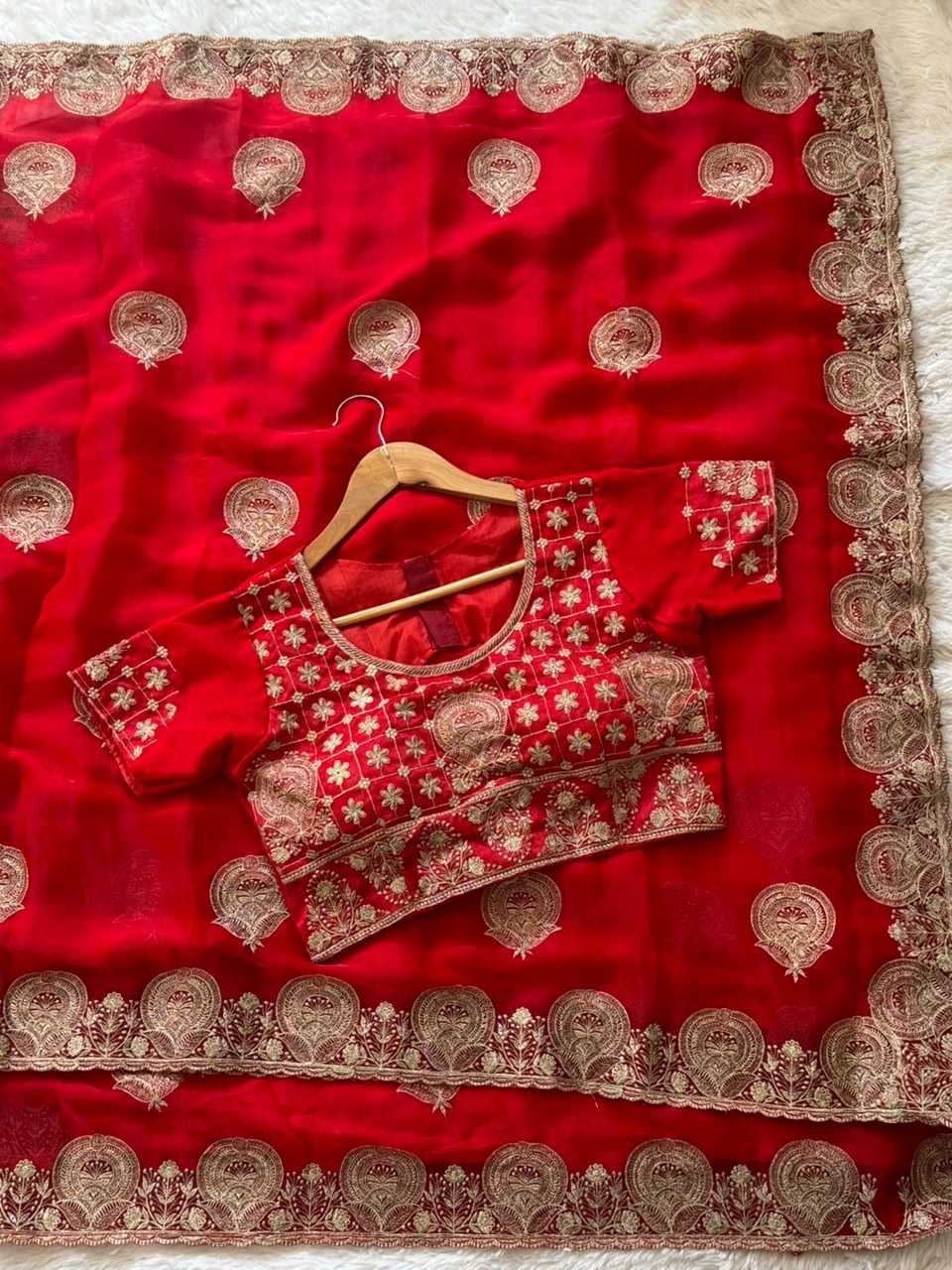 Satin Designer Saree