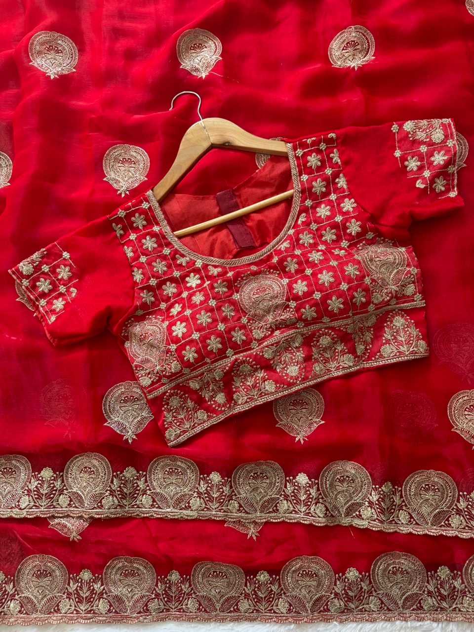Satin Designer Saree