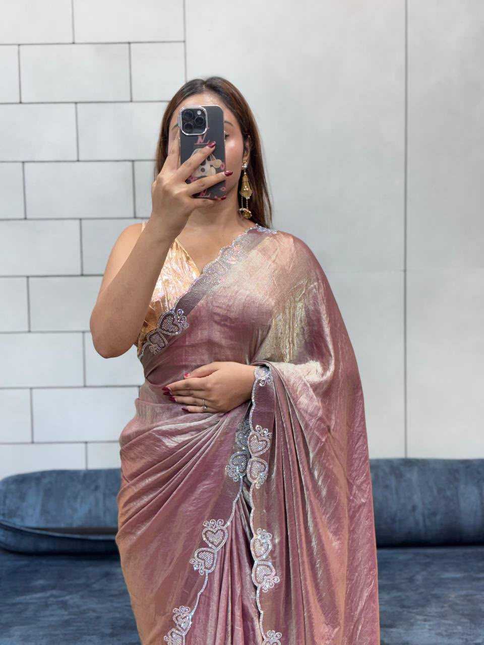 Space Silk Soft Saree
