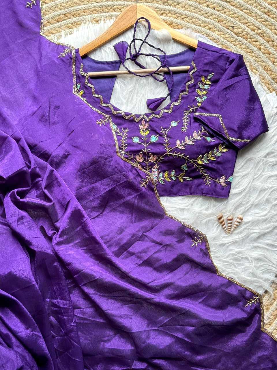 Chinon Sequence Saree