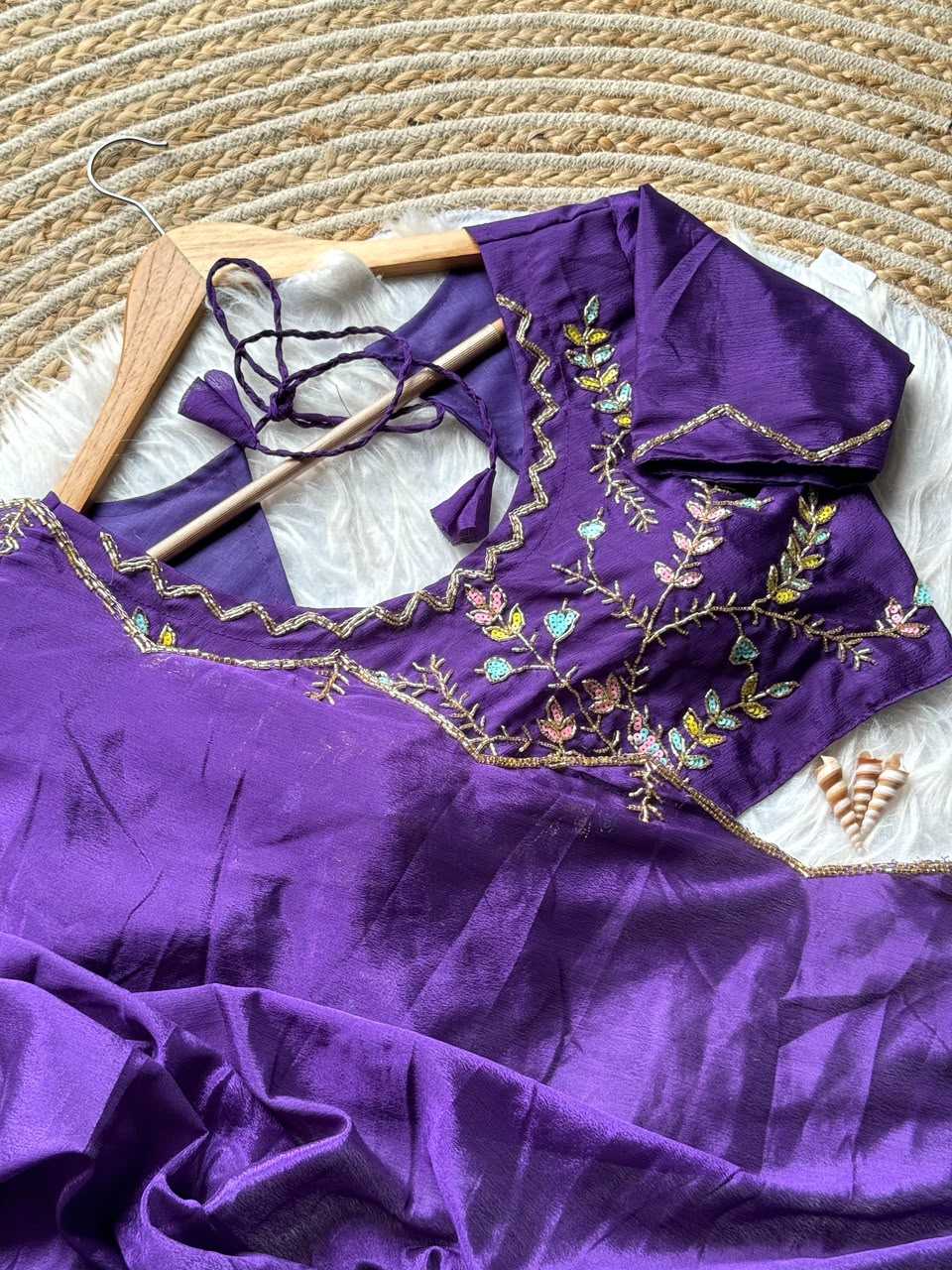 Chinon Sequence Saree