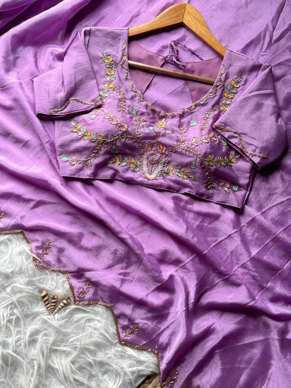 Chinon Sequence Saree