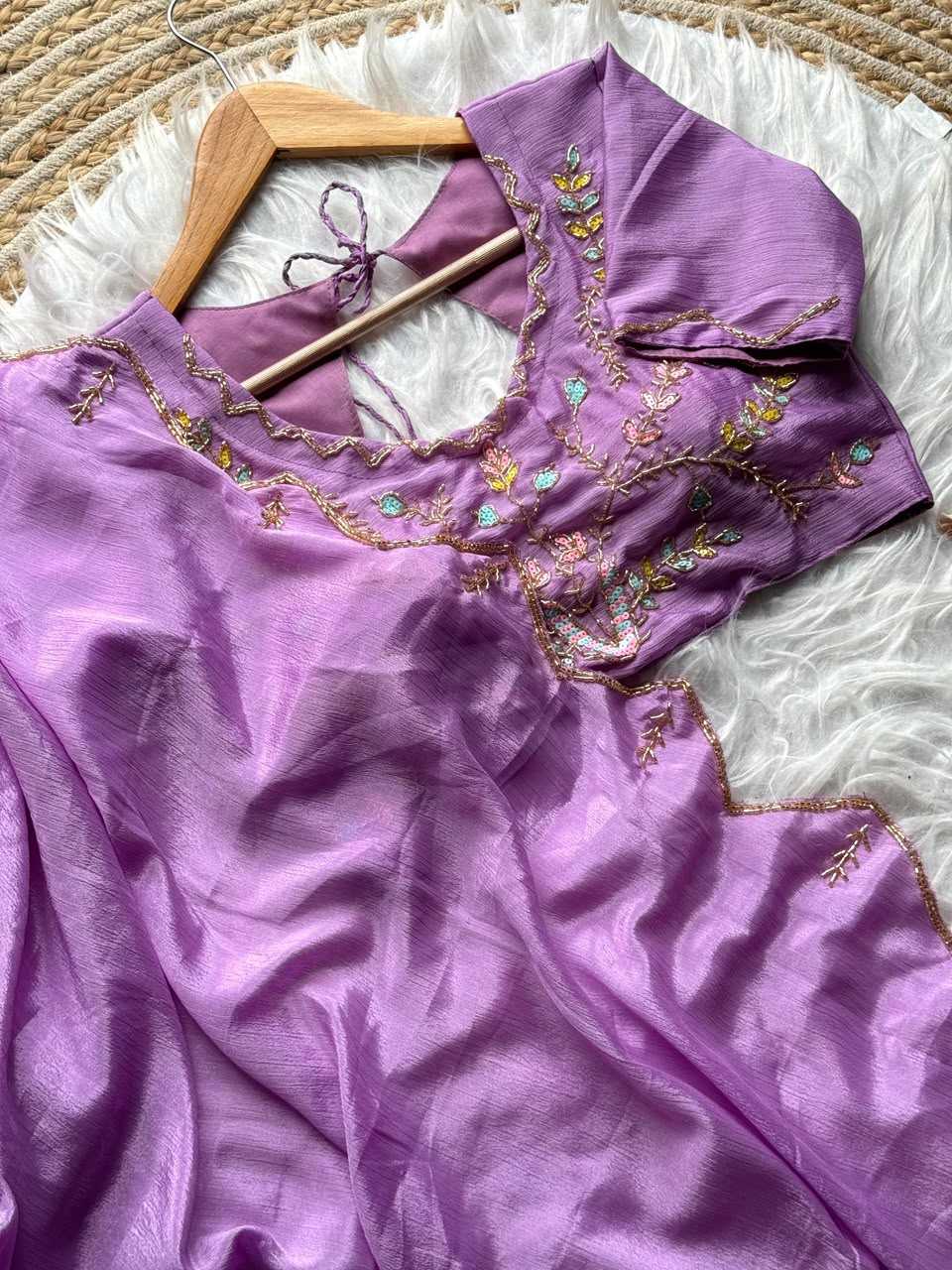 Chinon Sequence Saree