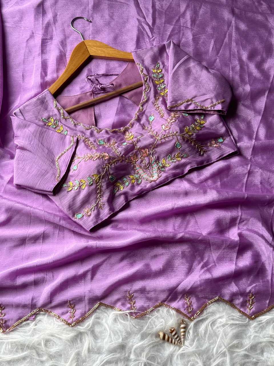 Chinon Sequence Saree
