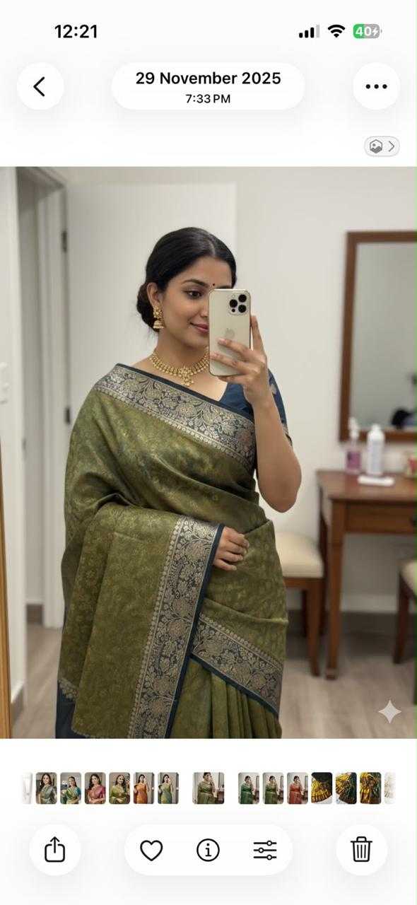 Space Silk Soft Saree