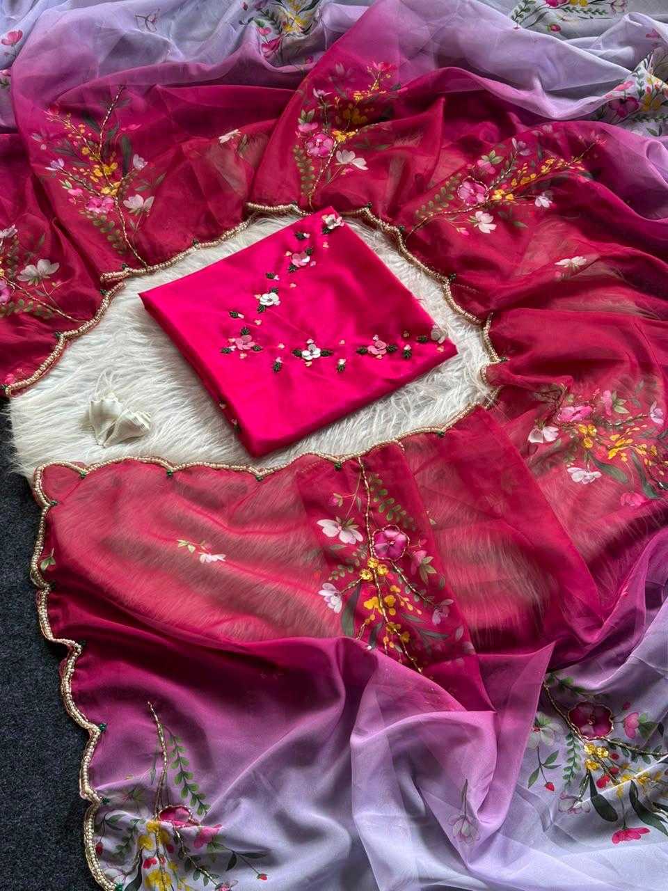 Organza Sequence Saree