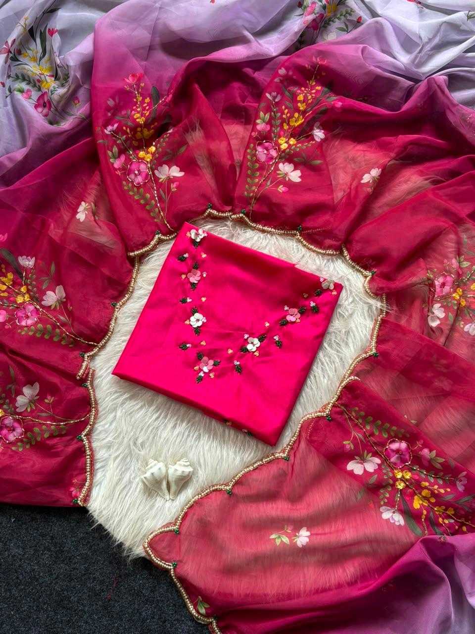 Organza Sequence Saree
