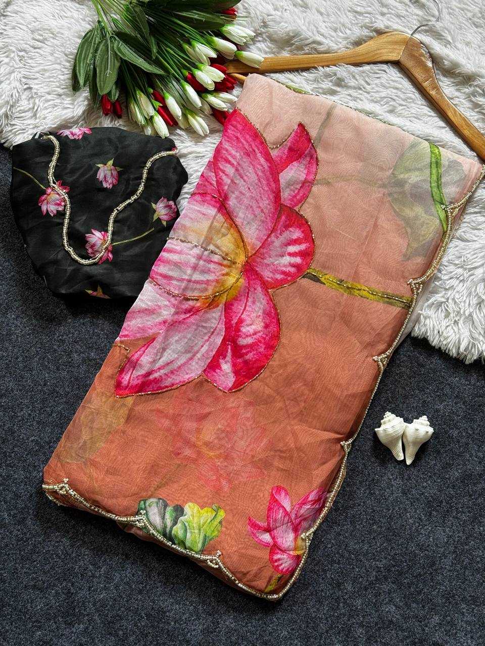 Tabby Silk Designer Saree