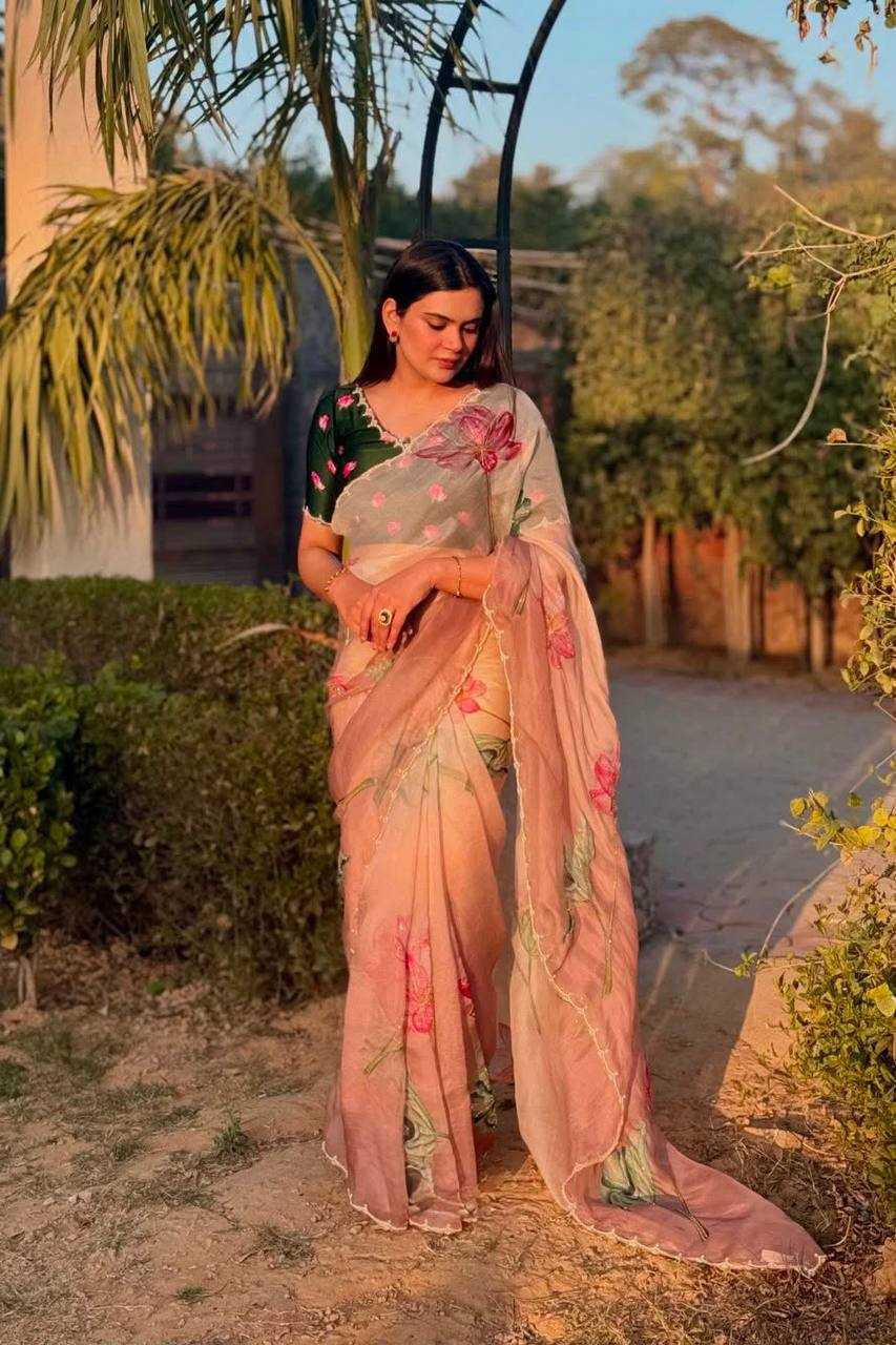 Tabby Silk Designer Saree