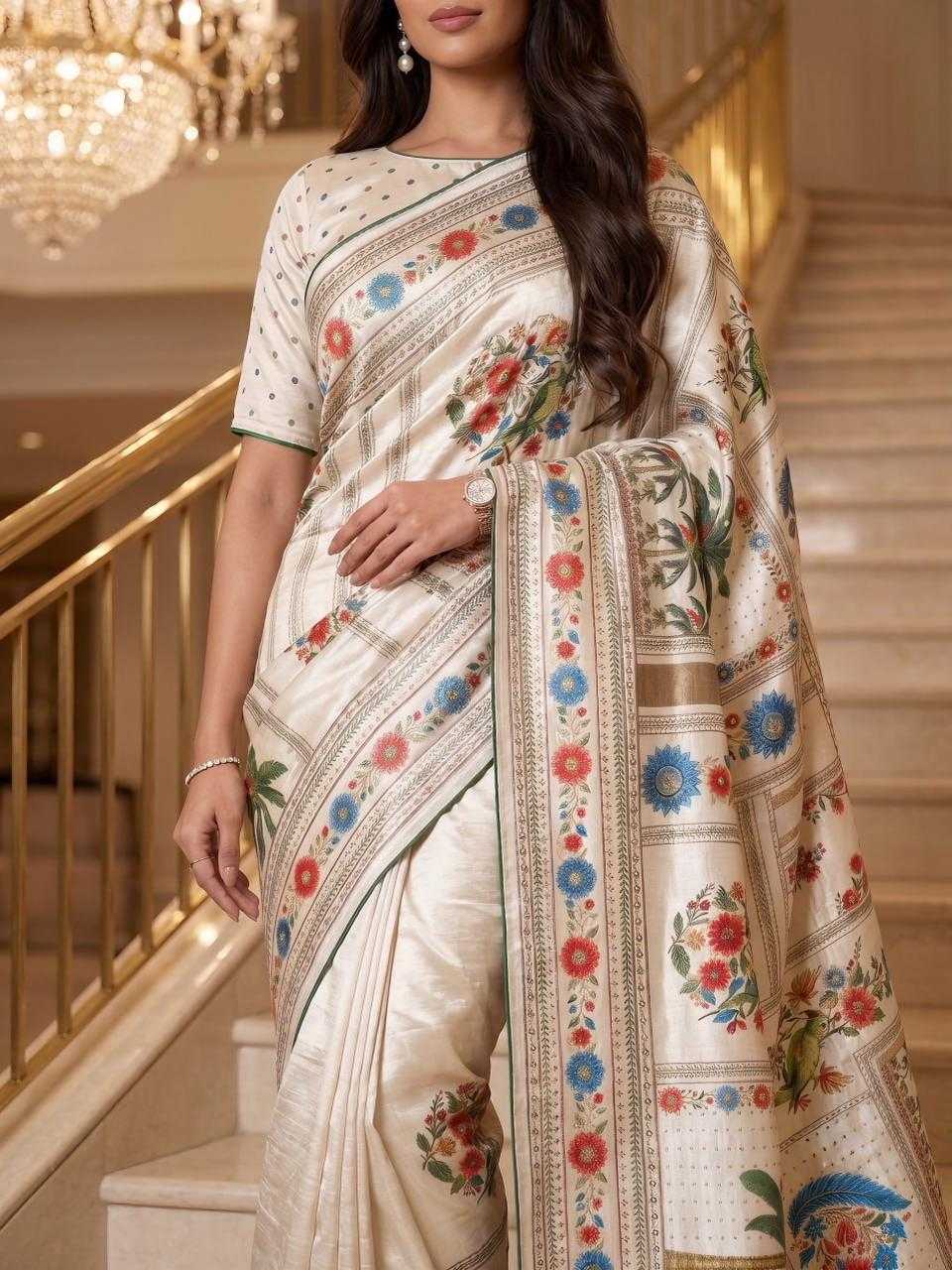 Crea Crepe Silk Designer Saree