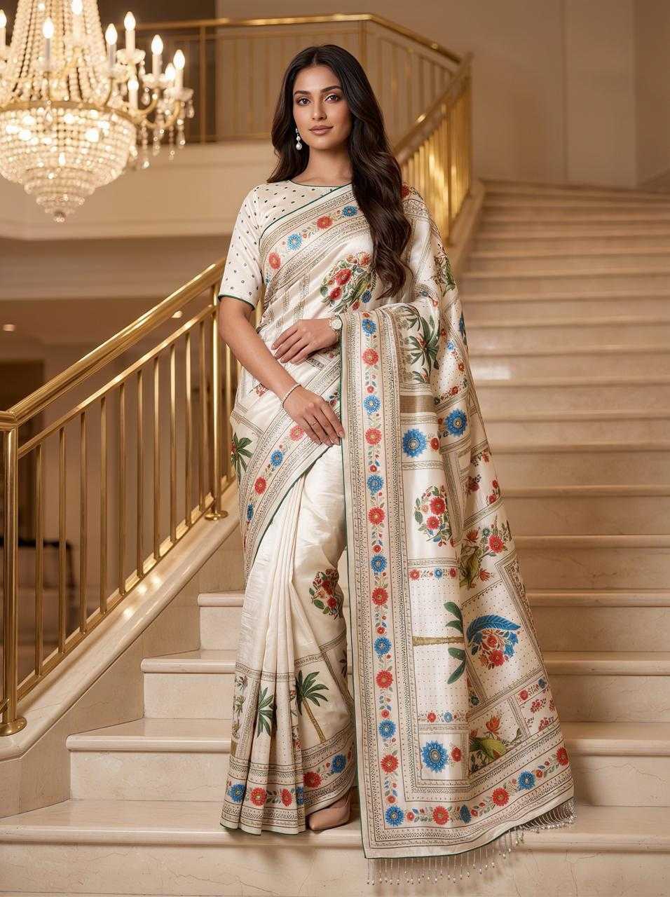 Crea Crepe Silk Designer Saree