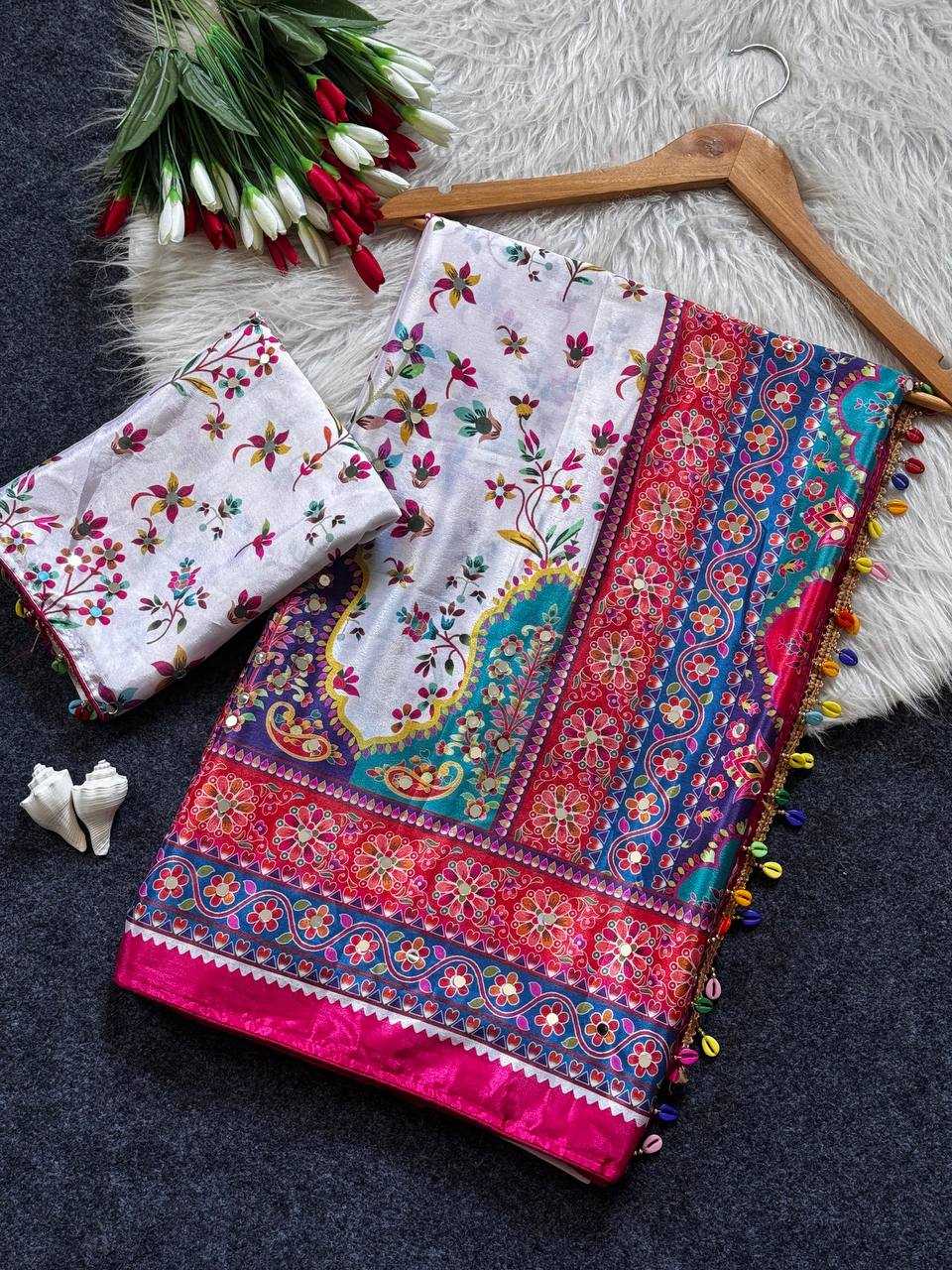 Crepe Silk Designer Saree