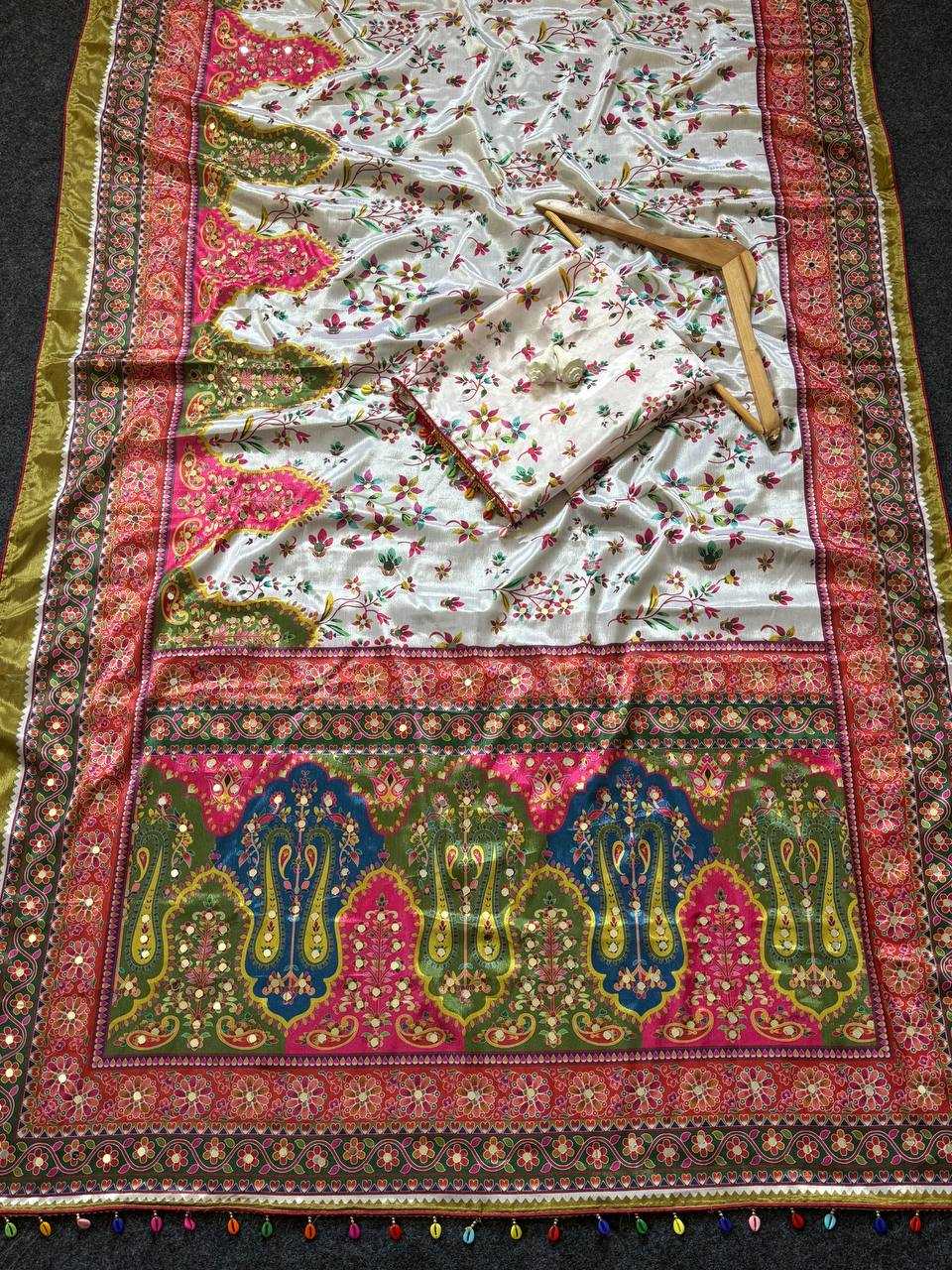 Crepe Silk Designer Saree