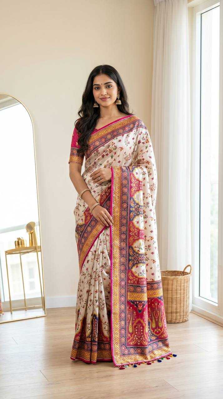 Crepe Silk Designer Saree