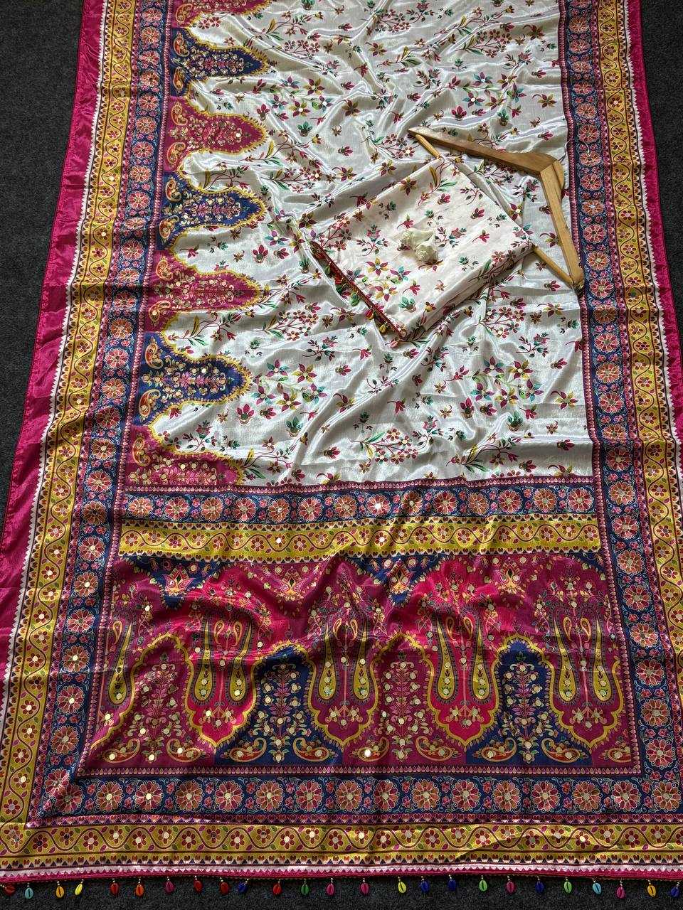 Crepe Silk Designer Saree