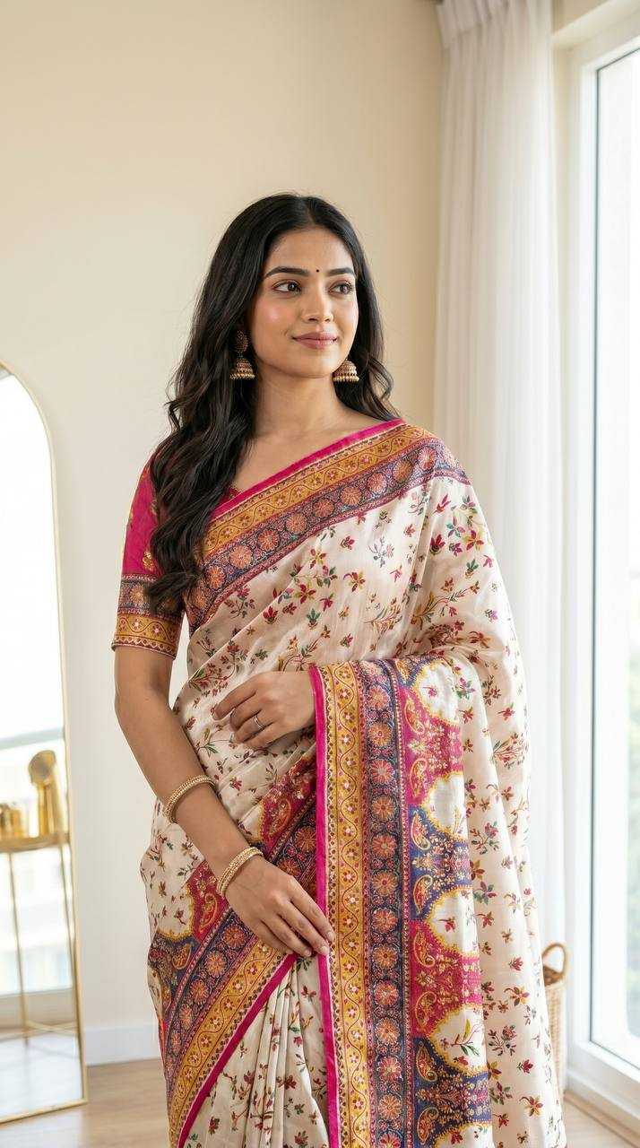 Crepe Silk Designer Saree