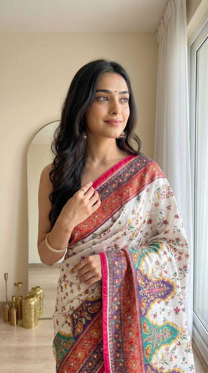 Crepe Silk Designer Saree
