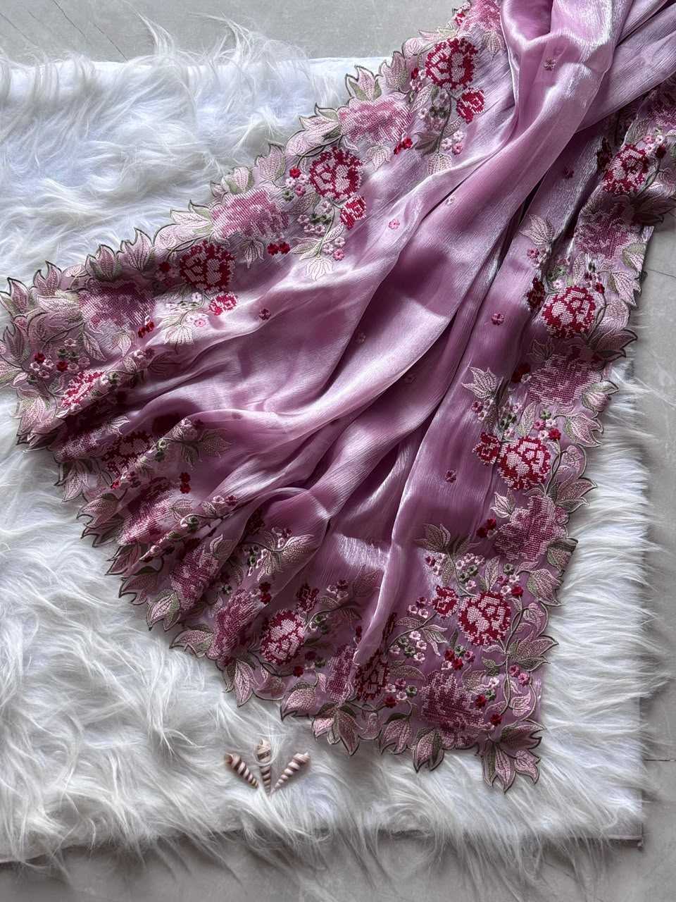 CUT Silk Designer Saree
