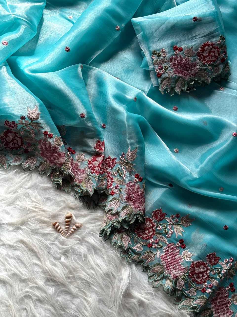 CUT Silk Designer Saree
