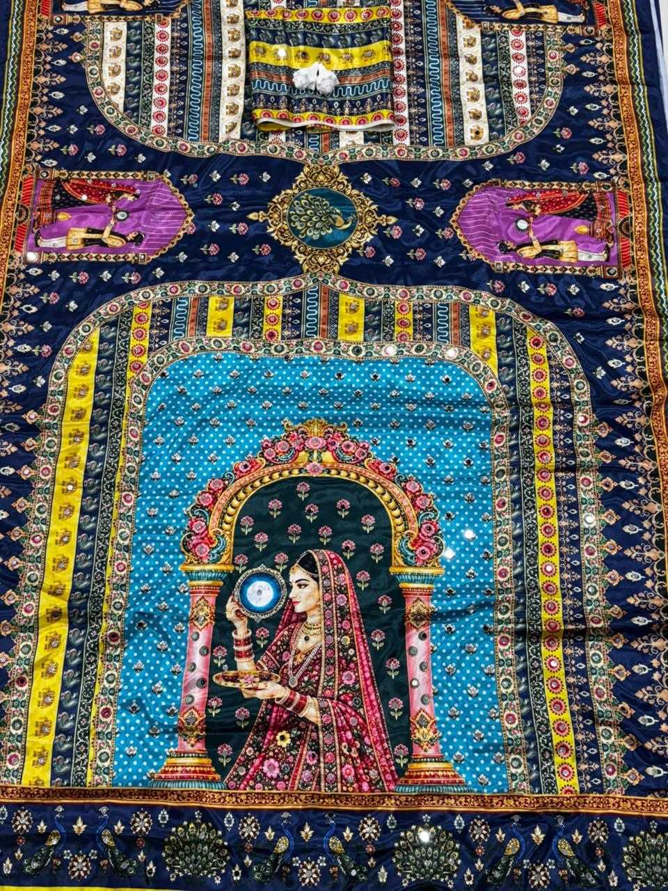 Dal Crepe Silk Designer Saree
