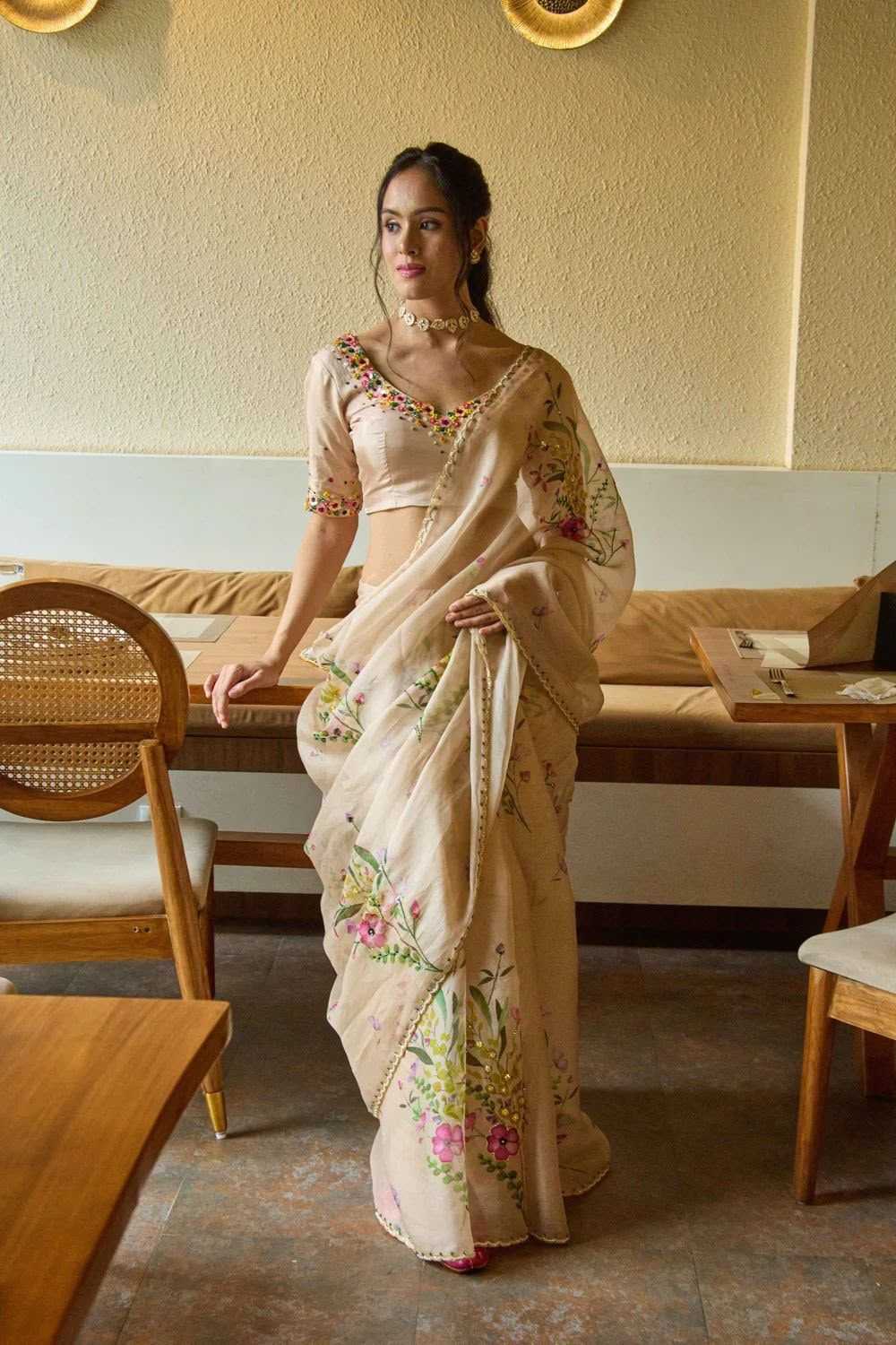 Organza Saree