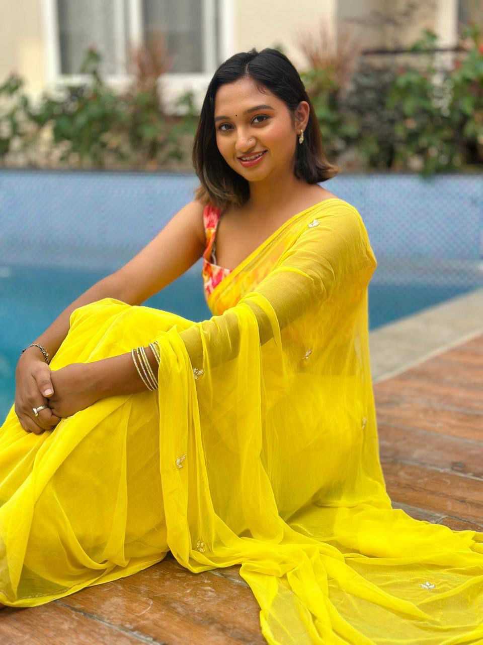 DIN Georgette Saree