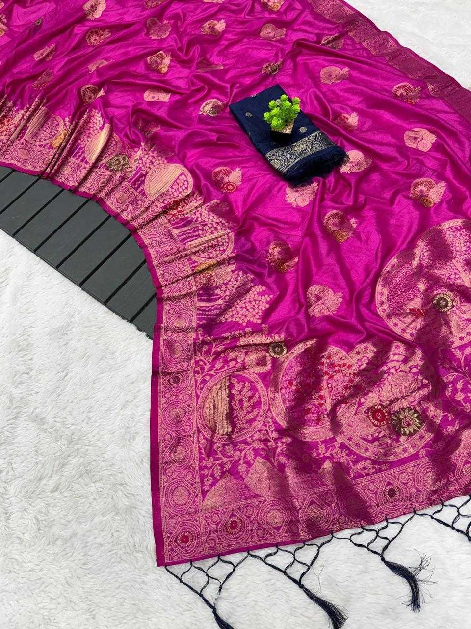 Dolla Dola Silk Designer Saree in Yellow