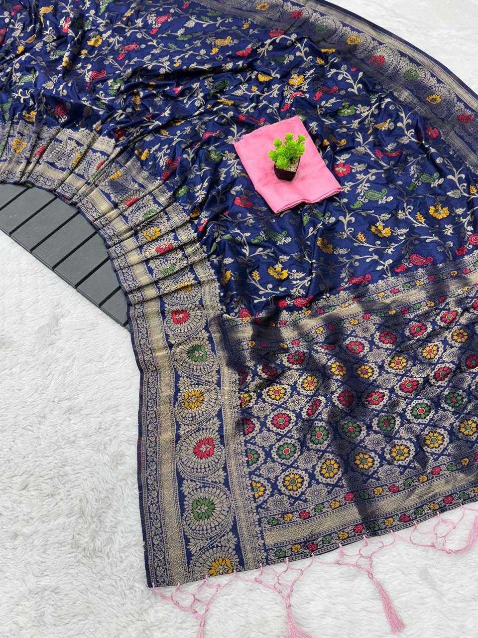 Dolla Dola Silk Designer Saree in Yellow