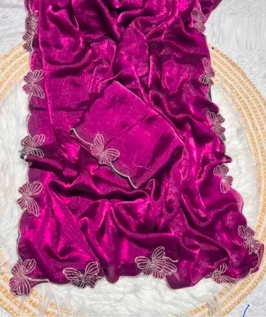 Satin Designer Saree