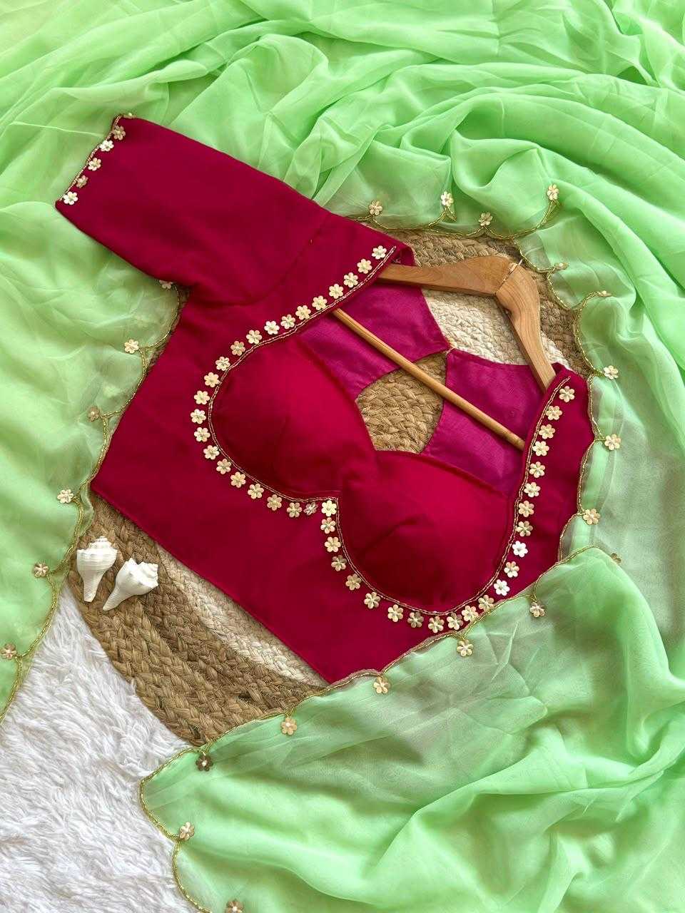 Faux Georgette Designer Saree