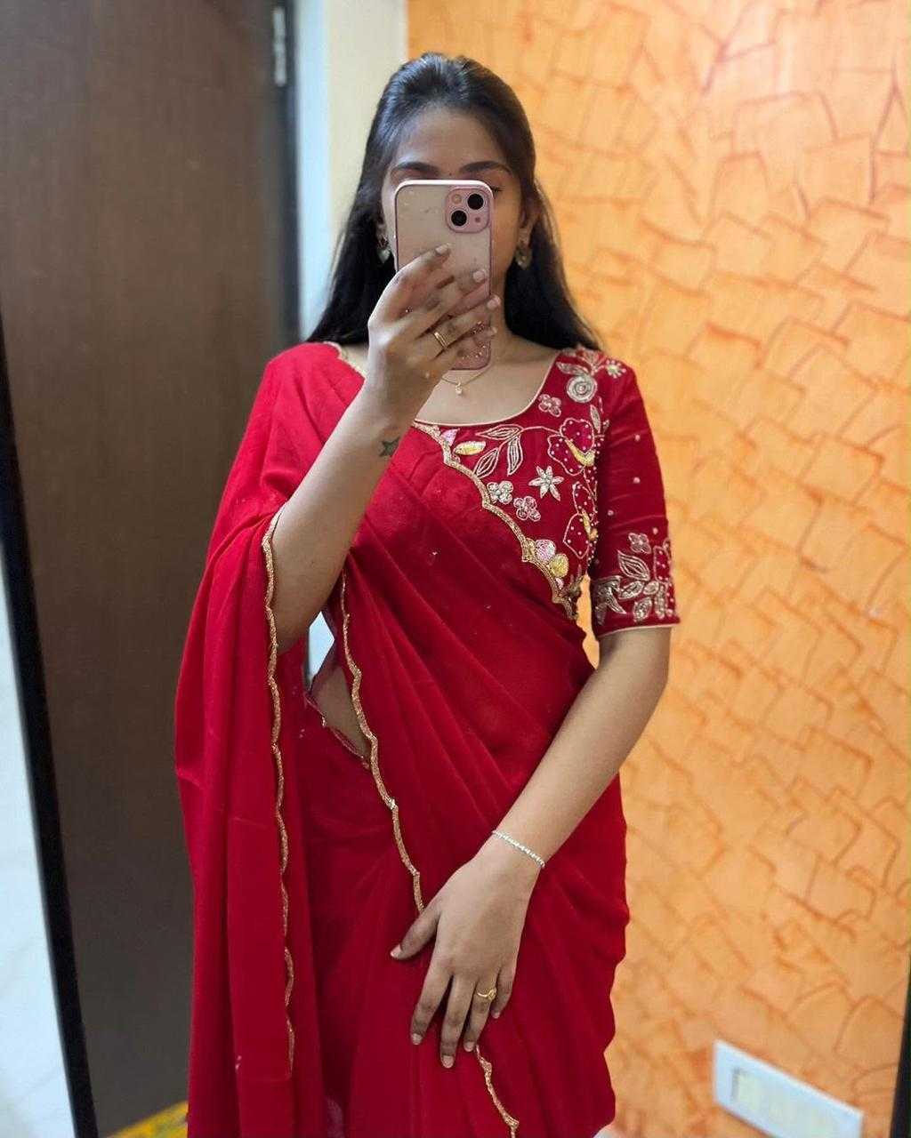 FIX Georgette Designer Saree
