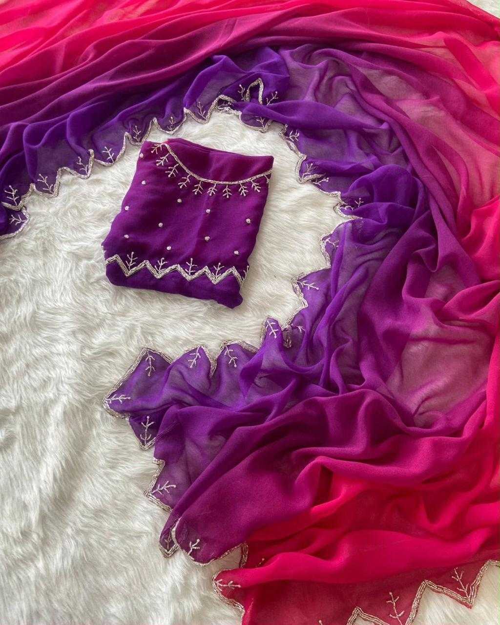 FIX Georgette Designer Saree