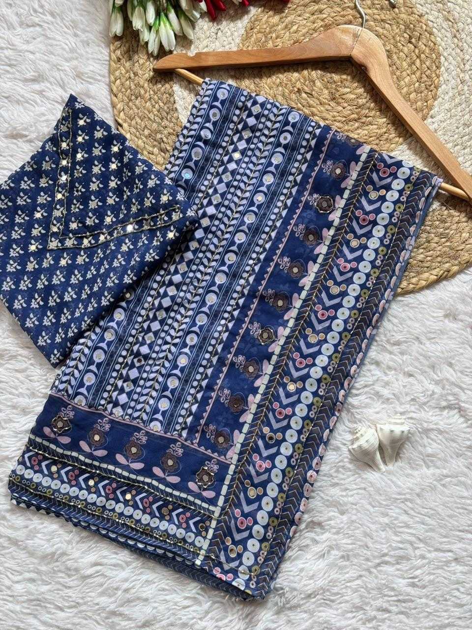 Fox Faux Georgette Saree