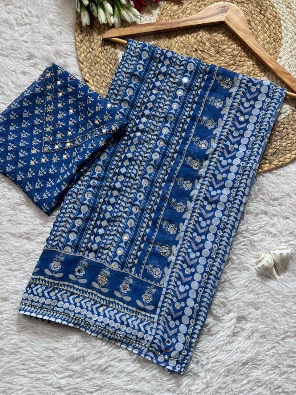 Fox Faux Georgette Saree