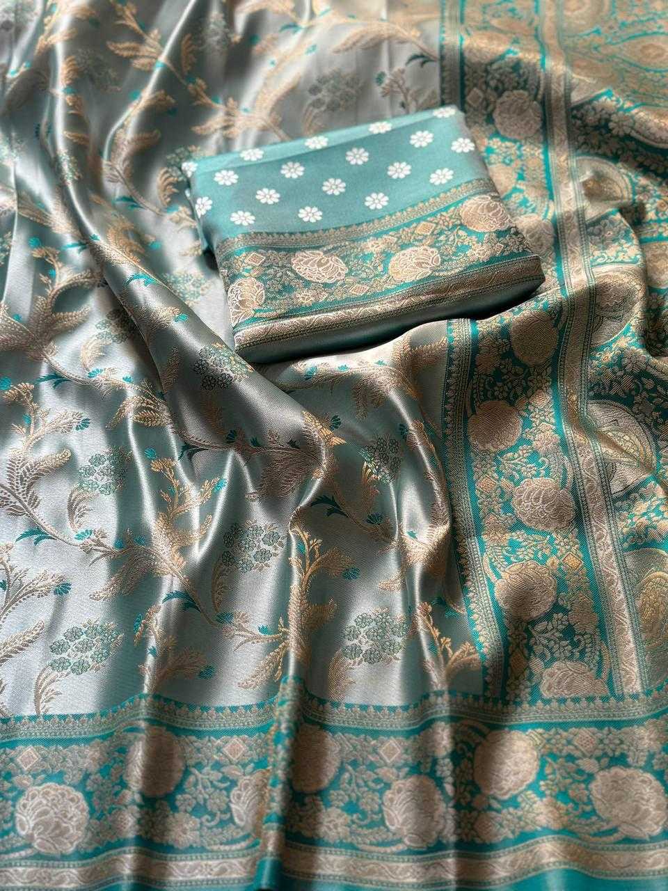 ICH Satin Silk Designer Saree