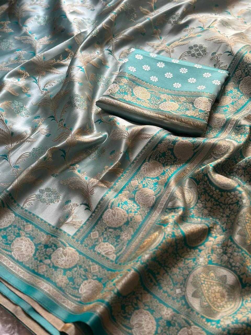 ICH Satin Silk Designer Saree
