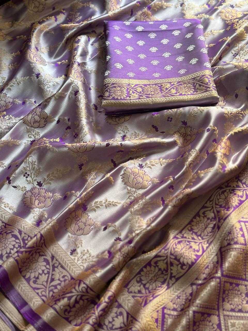 ICH Satin Silk Designer Saree