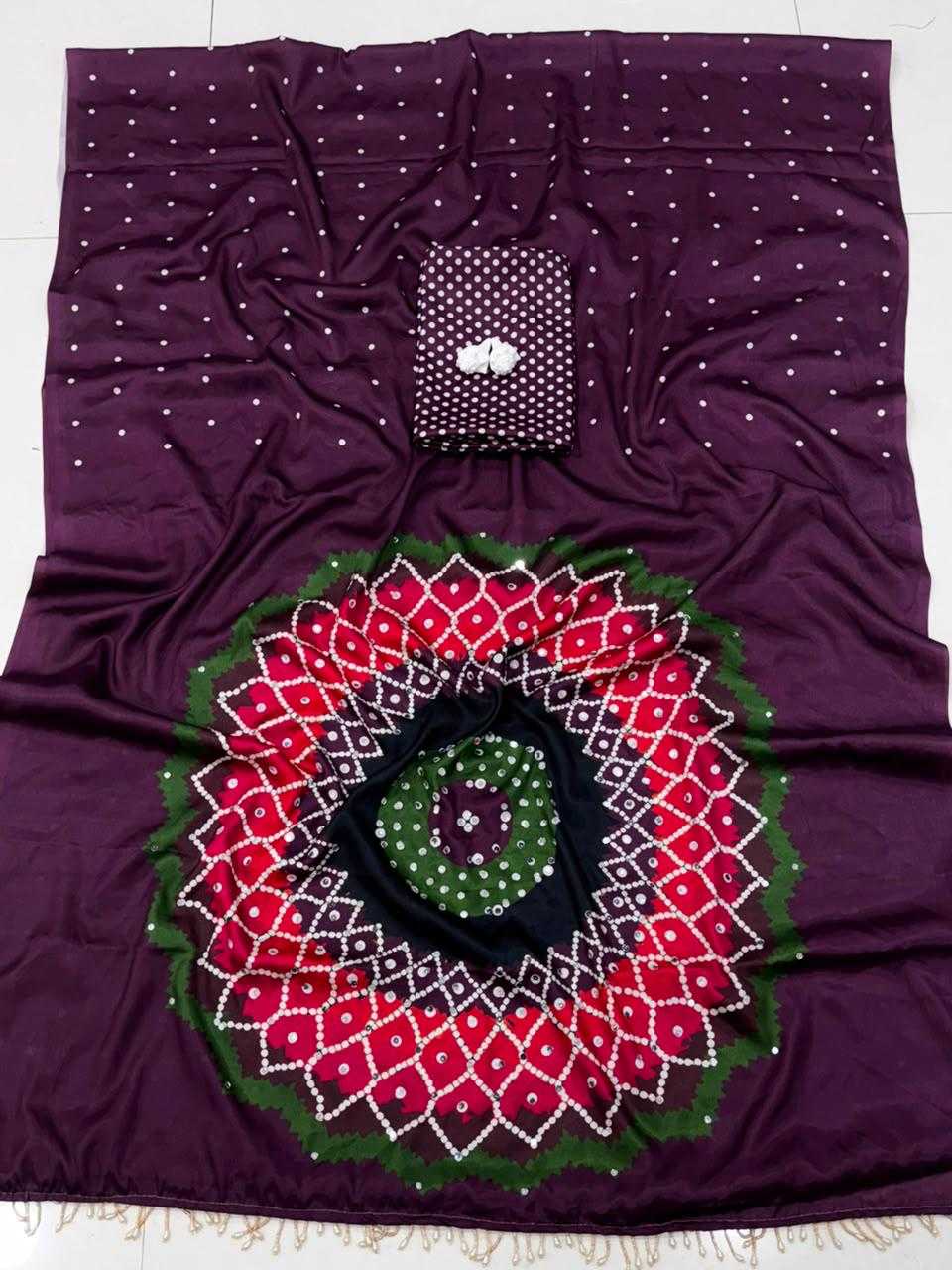 Lar Crepe Printed Saree