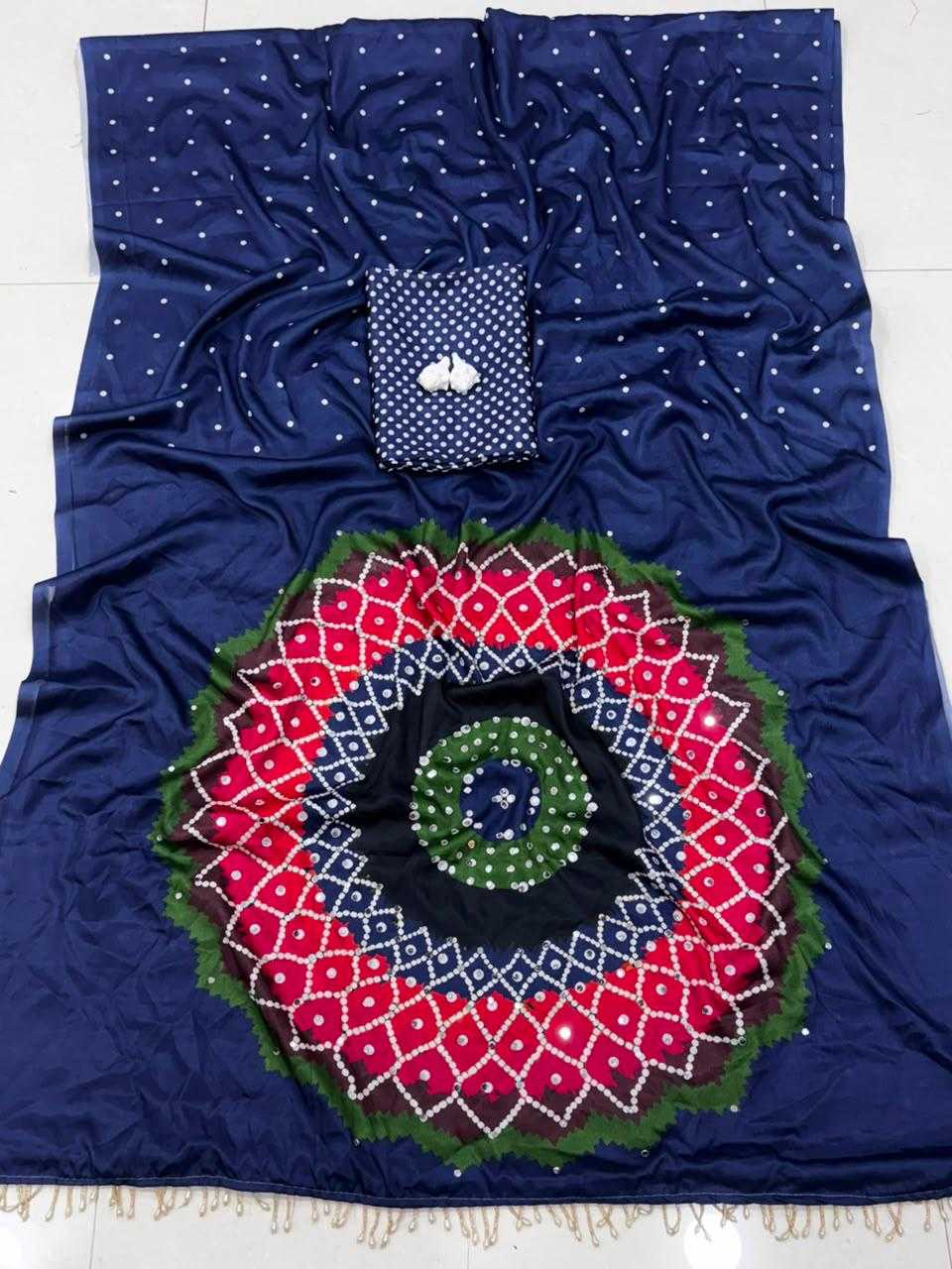 Lar Crepe Printed Saree