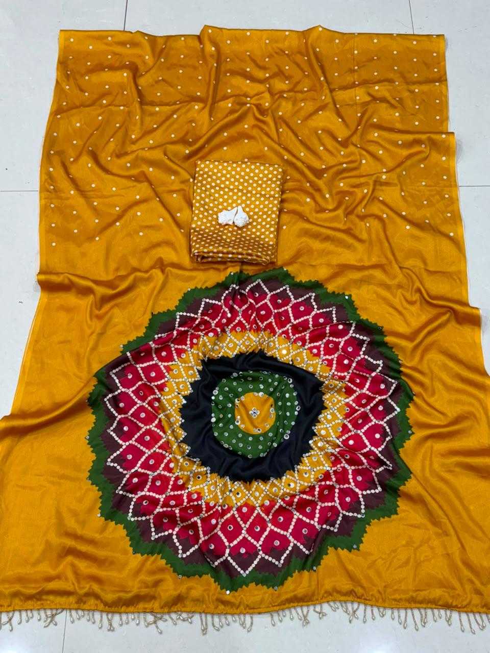 Lar Crepe Printed Saree