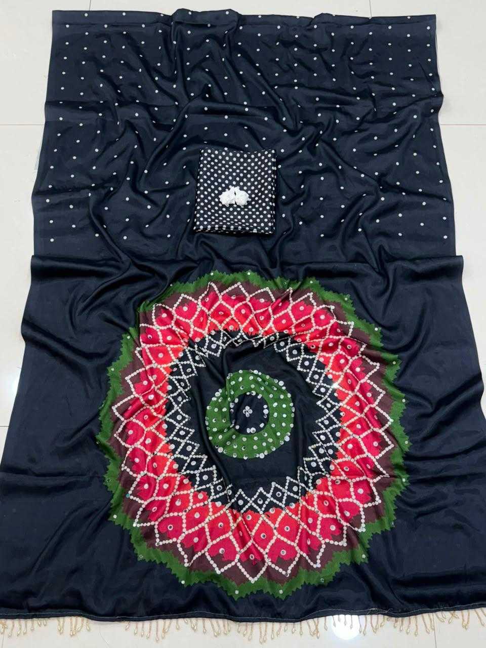 Lar Crepe Printed Saree