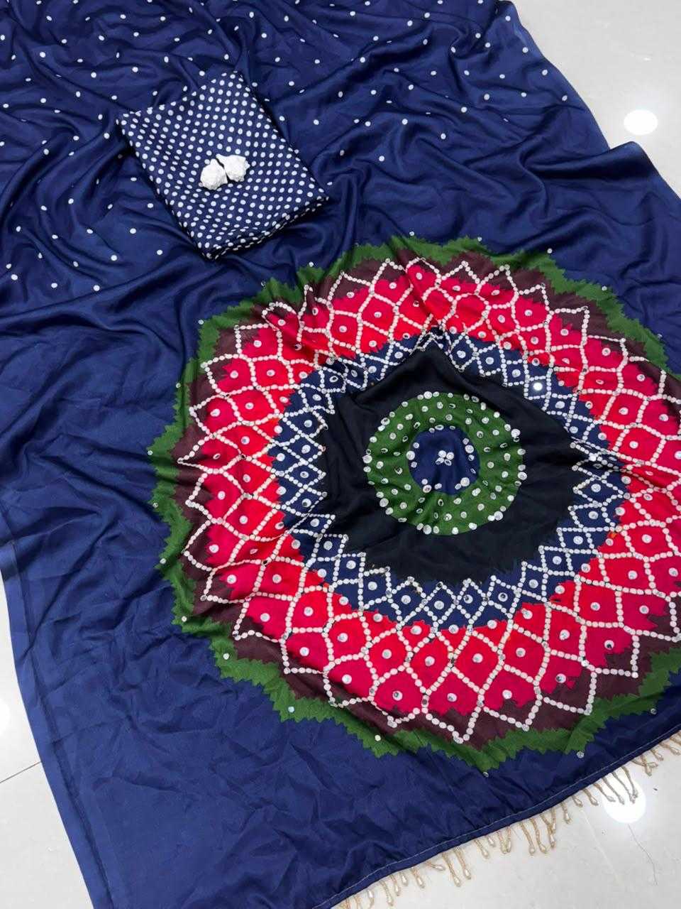 Lar Crepe Printed Saree